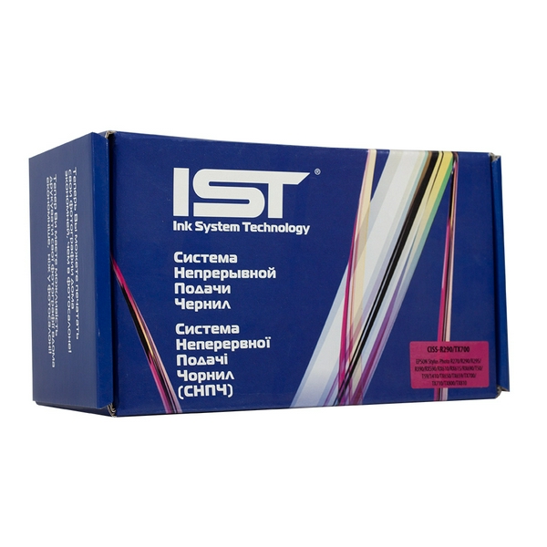 СБПЧ IST Epson R270/R290/R295/R390, RX590/RX610/RX615/RX690, Т50/Т59, 1410, TX650/TX659/TX700/TX710/TX800/TX810, з чіпами, без чорнила (CISS-R290/TX700)