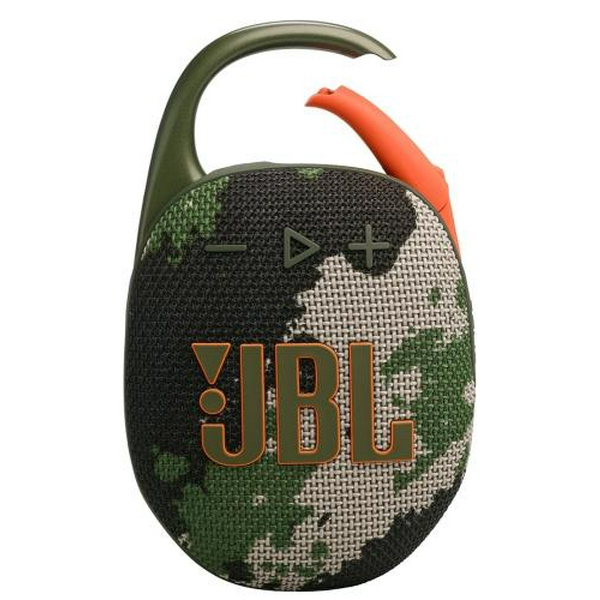 Колонка портативна 1.0 JBL Clip 5 Squad, 7B, Bluetooth, живлення від акумулятора, IP67 водонепроникна (JBLCLIP5SQUAD)