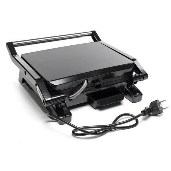 Електрогриль Holmer HCG-221, Black, 2200W, закритий (двосторонній), пластини 26х22см, піддон для жиру, управління механічне - 3