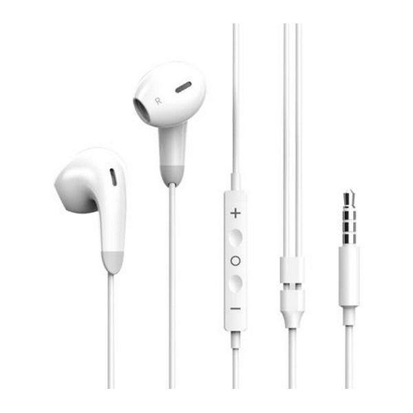 Навушники ColorWay Sound Wave, White, 3.5 мм, мікрофон, динаміки 10 мм, вбудований пульт керування, 1.2 м (CW-WD04WT)