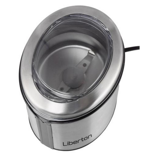 Кавомолка Liberton LCG-2307, Inox, 150W, 50г, блокування включення при знятій кришці, корпус та ніж нержавіюча сталь - 3