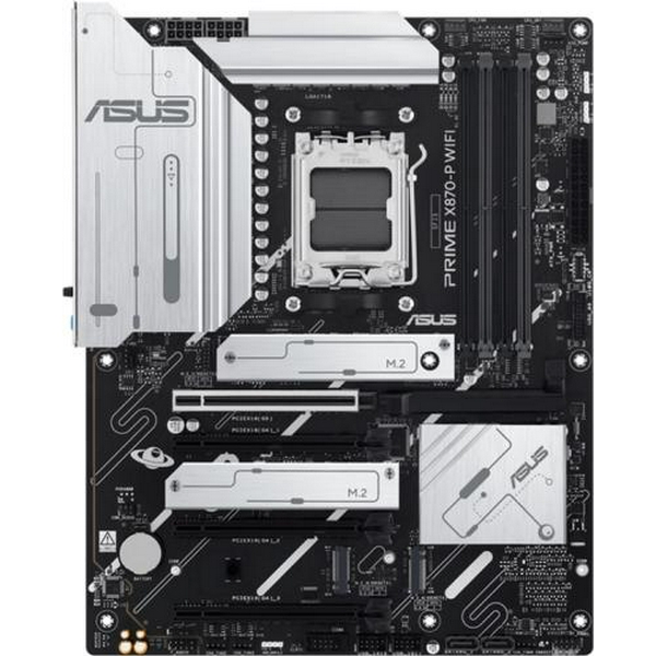 Материнська плата AM5 Asus PRIME X870-P WIFI, X870, 4xDDR5, Int.Video (CPU), 2xSATA3, 4xM.2, 1xPCI-E 5.0 x16, 3xPCI-E 4.0 x16, Realtek 7.1, WiFi 7, Bluetooth 5.4, Realtek 2.5Gb, HDMI/2xType-C, ATX - 2