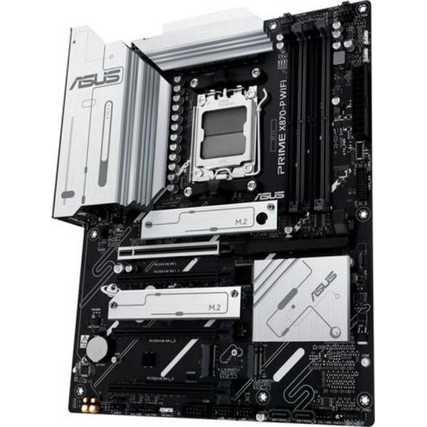 Материнська плата AM5 Asus PRIME X870-P WIFI, X870, 4xDDR5, Int.Video (CPU), 2xSATA3, 4xM.2, 1xPCI-E 5.0 x16, 3xPCI-E 4.0 x16, Realtek 7.1, WiFi 7, Bluetooth 5.4, Realtek 2.5Gb, HDMI/2xType-C, ATX - 5