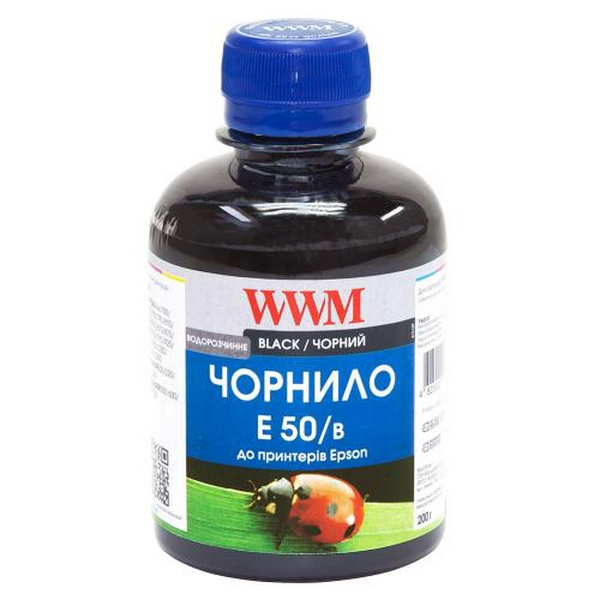Чорнило WWM Epson Stylus Photo Universal, Black, 200 мл, водорозчинне (E50/B)
