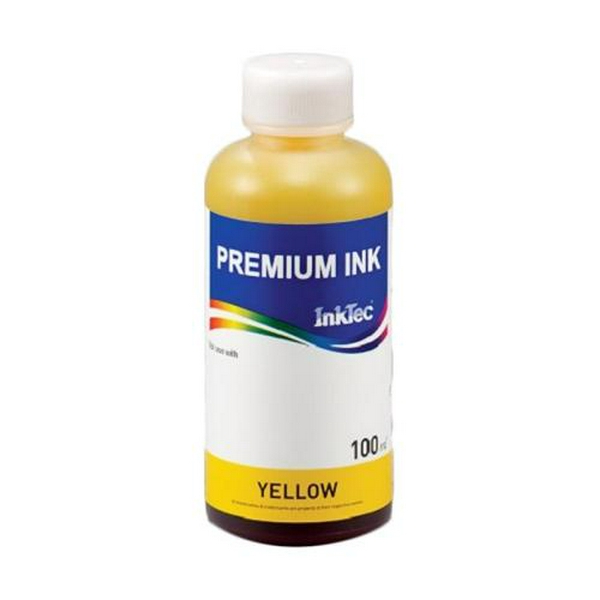 Чорнило InkTec Epson E0010, Yellow, P50/T50, R260/270/290/390, RX560/610, 100 мл, водорозчинне (E0010-100MY)