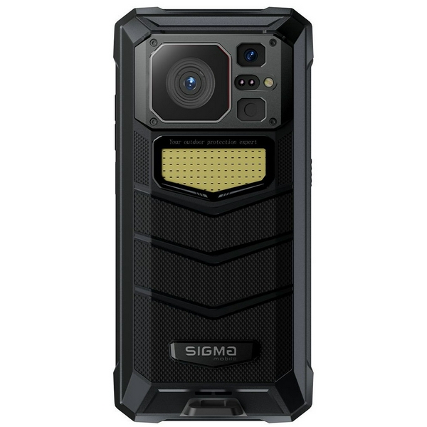 Смартфон Sigma mobile X-treme PQ57 Black, 2 Nano-Sim, 6.58" (1080x2408) IPS FHD+, MediaTek Helio P60, RAM 6Gb, ROM 256Gb, microSD, GPS, Wi-Fi, LTE, 3 Cam (64Mp + 24Mp + 16Mp), Li-Ion 20800mAh, Android 13 - 3