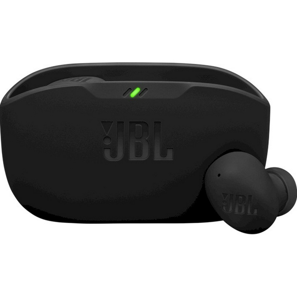 Навушники JBL Wave Buds 2, Black, Bluetooth, мікрофон, чохол з функцією зарядки, технологія "JBL Deep Bass Sound" (JBLWBUDS2BLK)