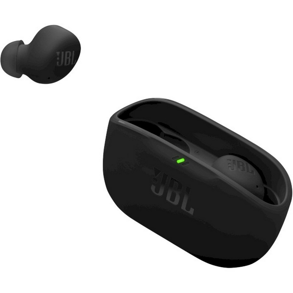 Навушники JBL Wave Buds 2, Black, Bluetooth, мікрофон, чохол з функцією зарядки, технологія "JBL Deep Bass Sound" (JBLWBUDS2BLK) - 2