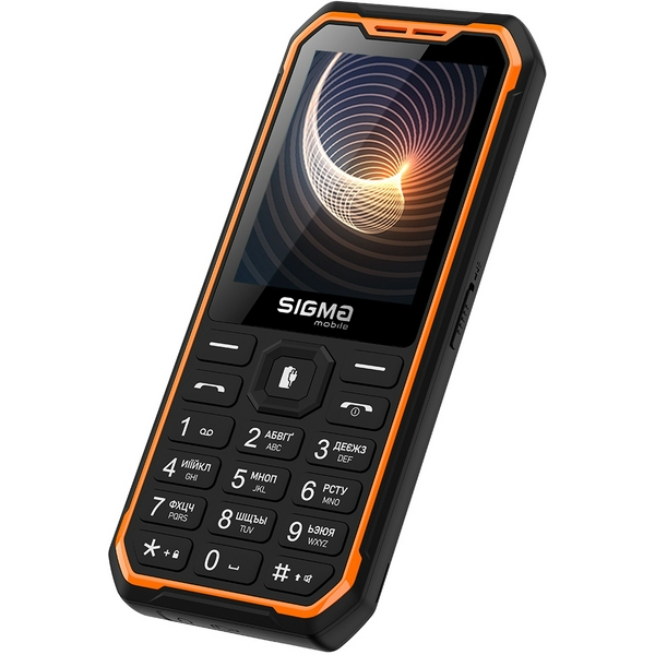 Мобільний телефон Sigma mobile X-style 310 Force TYPE-C, Black/Orange, 2 Nano-SIM, дисплей 2.8" цветной (240x320), моноблок, MediaTek MTK6261D, поддержка microSD (max 32GB), FM, BT, Cam 0.3Mp, 3000 mAh