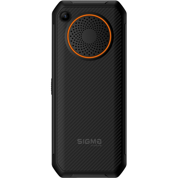 Мобільний телефон Sigma mobile X-style 310 Force TYPE-C, Black/Orange, 2 Nano-SIM, дисплей 2.8" цветной (240x320), моноблок, MediaTek MTK6261D, поддержка microSD (max 32GB), FM, BT, Cam 0.3Mp, 3000 mAh - 2