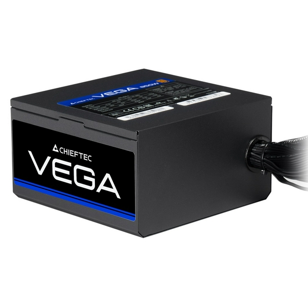 Блок живлення 850 Вт, Chieftec VEGA, Black, 80+ Gold, 135 мм FDB, 3xMolex / 6xSATA / 1x16-pin / 4x6+2-pin / 2x4+4-pin / 1x20+4-pin, захист AFC/OPP/OTP/OVP/SCP/SIP/UVP/OCP, ATX 12V 3.1 (PPG-850-S)