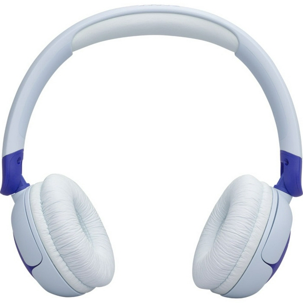 Навушники бездротові JBL JR 320BT, Blue/White, Bluetooth, мікрофон, акумулятор 500 mAh, дитячі (JBLJR320BTBLU) - 2