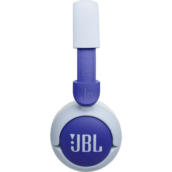 Навушники бездротові JBL JR 320BT, Blue/White, Bluetooth, мікрофон, акумулятор 500 mAh, дитячі (JBLJR320BTBLU) - 3