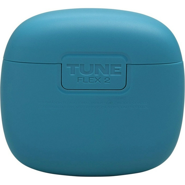 Навушники бездротові JBL Tune Flex 2, Turquoise, Bluetooth, мікрофон, акумулятор 55 mAh, чохол з функцією зарядки, технологія "JBL Pure Bass Sound" (JBLTFLEX2TQE) - 6