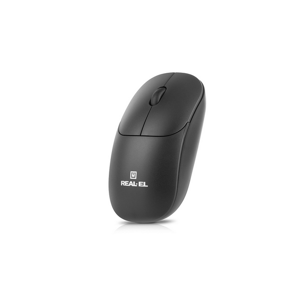 Миша REAL-EL RM-313W Wireless, Black, бездротова, USB, оптична, 1000 dpi, 2 кнопки, 2xAAA - 8
