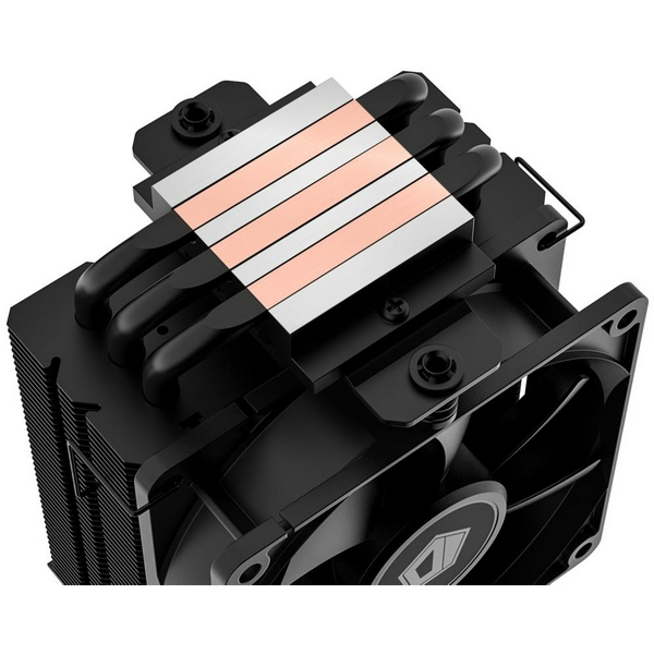 Кулер для процесора ID-Cooling SE-903-XT Black, алюміній/мідь, Intel: 1851/1700/1200/1151/1150/1155/1156, AMD: AM5/AM4, 123х100х65 мм, 4-pin PWM, до 130 Вт, гідродинамічний підшипник - 7