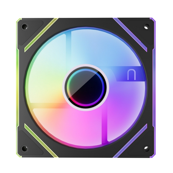 Вентилятор 120 мм, 1stPlayer FC(AP), Black, 120х120х25 мм, ARGB підсвічування, до 1800 об/хв, до 32.2 дБ, 4-pin (PWM) / 3-pin (ARGB), гідродинамічний підшипник (FC(AP)-BK) - 4