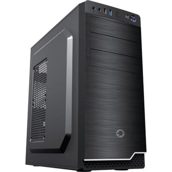 Корпус GameMax MT-526-NP U3-TYC Black, без БЖ, Mid Tower, ATX / Micro ATX / Mini ITX, 1хUSB 3.0, Type-C, 1x120mm FAN, 417x200x425 мм 