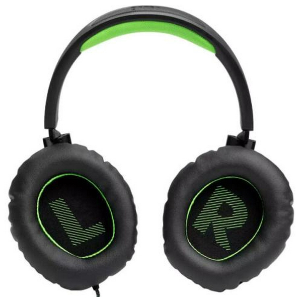 Навушники JBL Quantum 100X Console, Black, 3.5 мм, мікрофон, динаміки 40 мм, технологія "QuantumSOUND Signature", 1.2 м (JBLQ100XBLKGRN) - 5