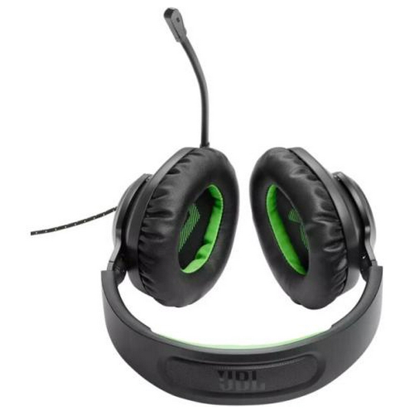 Навушники JBL Quantum 100X Console, Black, 3.5 мм, мікрофон, динаміки 40 мм, технологія "QuantumSOUND Signature", 1.2 м (JBLQ100XBLKGRN) - 9