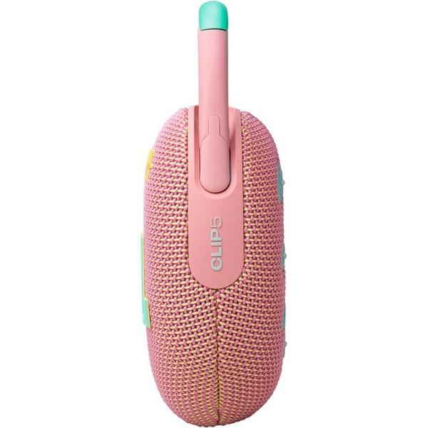 Колонка портативна 1.0 JBL Clip 5 Pink, 1.0-канальний звук, 7 Вт, USB, Bluetooth - 5