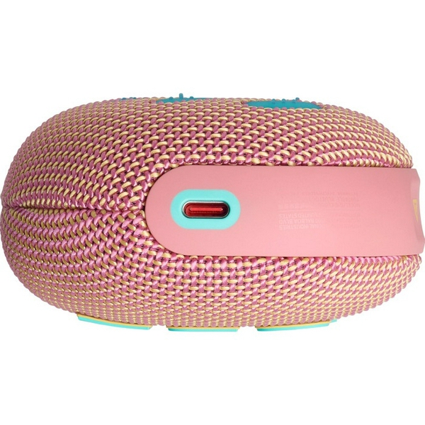 Колонка портативна 1.0 JBL Clip 5 Pink, 1.0-канальний звук, 7 Вт, USB, Bluetooth - 7
