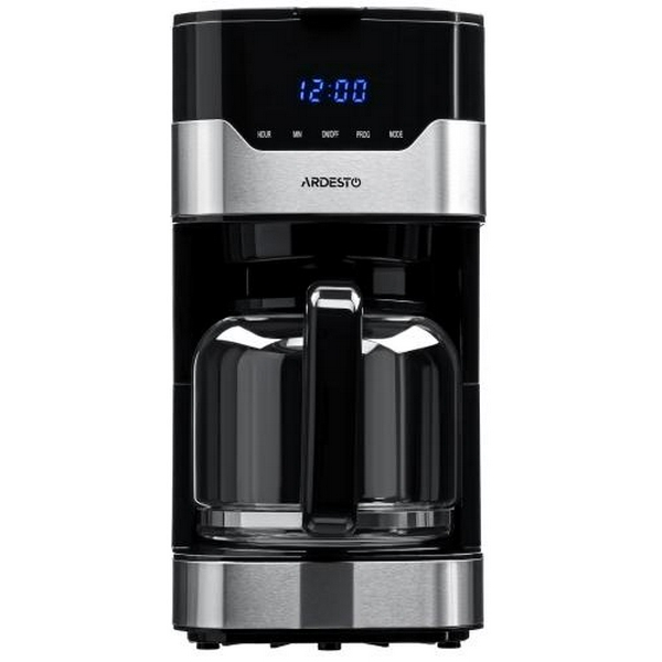 Кавоварка Ardesto FCM-D3100, Black/Silver, 900W, крапельна, 1.5л, дисплей, таймер, рег. міцності - 2