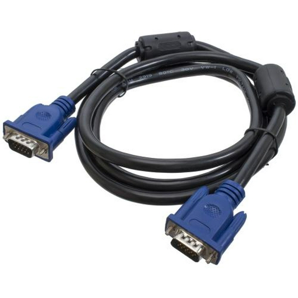Кабель VGA (M) - VGA (M), 1.8 м, Black, Patron (PN-VGA-VGA-18)