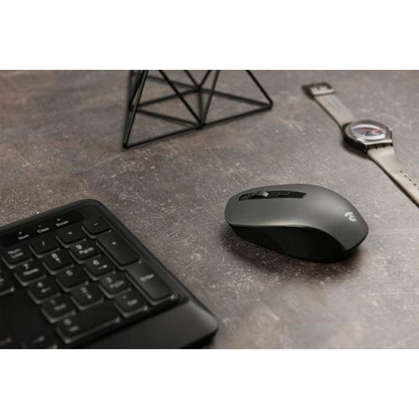 Миша бездротова 2E MF211, Grey, USB, оптична, 800/1200/1600 dpi, 4 кнопки, до 10 м, 2хААА (2E-MF211WC) - 6