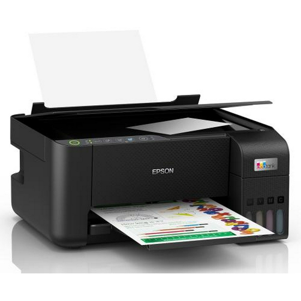 БФП струменевий кольоровий A4 Epson L3250, Black, WiFi, 5760х1440 dpi, до 33/15 стор/хв, USB, вбудоване СБПЧ, чорнило Epson 103 (C11CJ67412) - 2