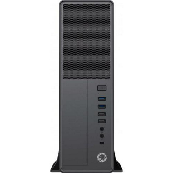 Корпус GameMax ST612-2U3-TYC Black, 300 Вт, Desktop, Micro ATX / Mini ITX, 2хUSB 3.0, 2хUSB 2.0, 1x80 мм, Type-C, 365x99x295 мм, 0.5 мм - 2