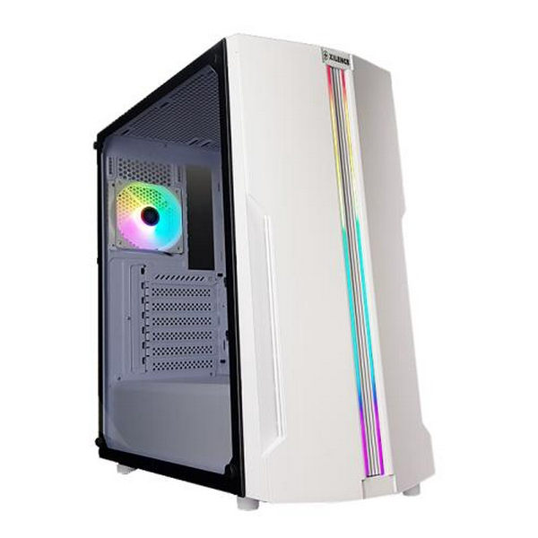 Корпус Xilence Blade, White, без БЖ, Midi Tower, для ATX / Micro-ATX / Mini-ITX, 2xUSB 3.0, макс. CPU - 165 мм / VGA - 335 мм, бічна панель із загартованого скла (XG221)