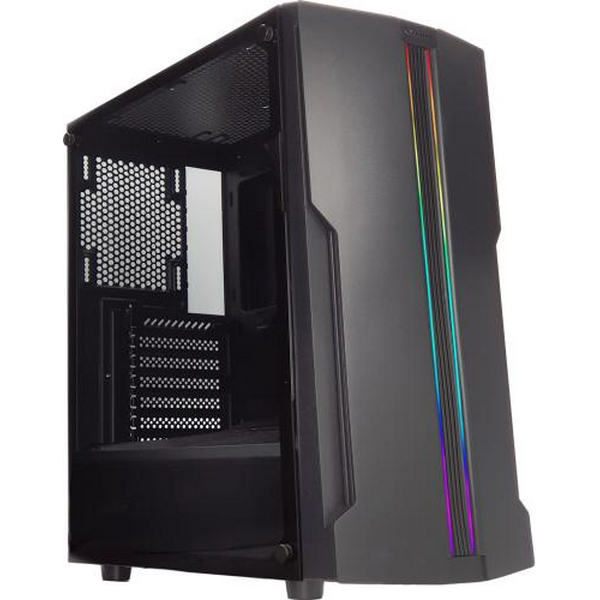 Корпус Xilence Blade, Black, без БЖ, Midi Tower, для ATX / Micro-ATX / Mini-ITX, 2xUSB 3.0, макс. CPU - 165 мм / VGA - 335 мм, бічна панель із загартованого скла (XG121)
