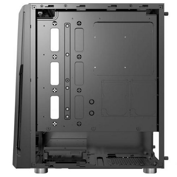 Корпус Xilence Blade, Black, без БЖ, Midi Tower, для ATX / Micro-ATX / Mini-ITX, 2xUSB 3.0, макс. CPU - 165 мм / VGA - 335 мм, бічна панель із загартованого скла (XG121) - 3