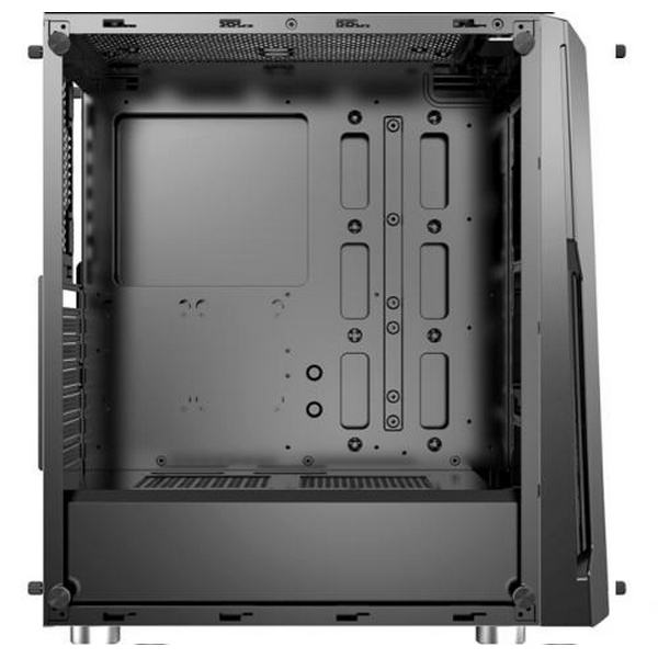 Корпус Xilence Blade, Black, без БЖ, Midi Tower, для ATX / Micro-ATX / Mini-ITX, 2xUSB 3.0, макс. CPU - 165 мм / VGA - 335 мм, бічна панель із загартованого скла (XG121) - 4