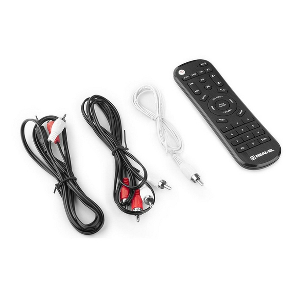 Колонки 2.0 REAL-EL S-405 Black, 2 x 4 Вт, BT, пластиковий корпус - 2