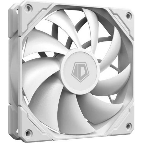 Вентилятор 120 мм, ID-Cooling TF-12025-PRO White, 120x120x25 мм, 700-1800 об/мин, 15.2-35.2 дБ, 4-pin (PWM), 82.5CFM , гідравлічний підшипник