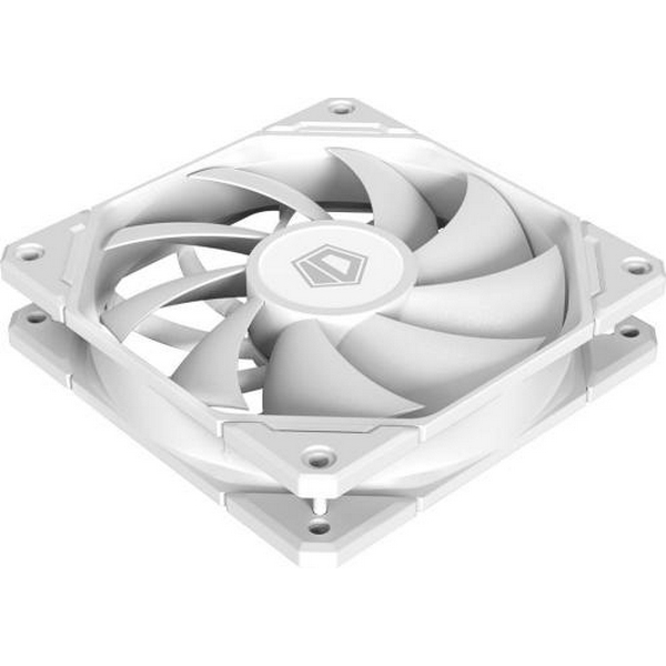Вентилятор 120 мм, ID-Cooling TF-12025-PRO White, 120x120x25 мм, 700-1800 об/мин, 15.2-35.2 дБ, 4-pin (PWM), 82.5CFM , гідравлічний підшипник - 4