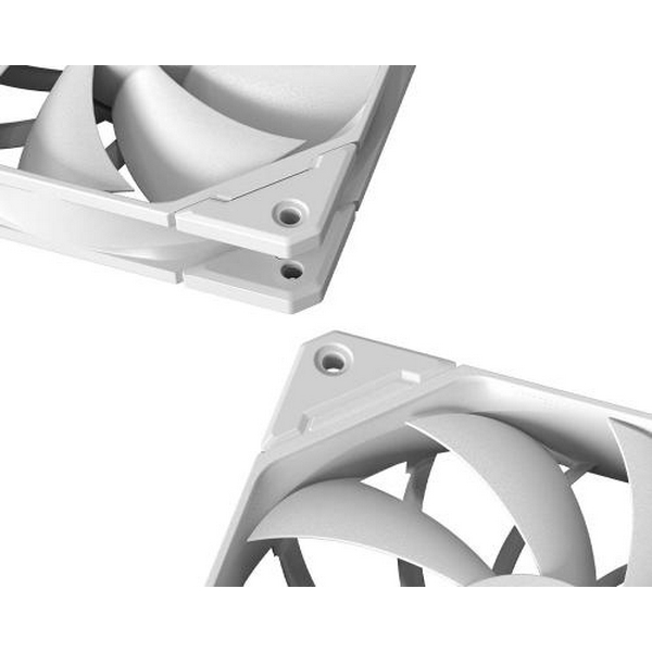 Вентилятор 120 мм, ID-Cooling TF-12025-PRO White, 120x120x25 мм, 700-1800 об/мин, 15.2-35.2 дБ, 4-pin (PWM), 82.5CFM , гідравлічний підшипник - 5