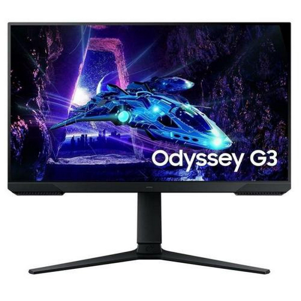 Монітор 27" Samsung Odyssey G3, Black, WLED, VA, 1920x1080 (16:9), 1 мс, 180 Гц, 250 кд/м², 3000:1, 178°/178°, HDMI/DP, VESA 100x100 мм (LS27DG300EIXCI)
