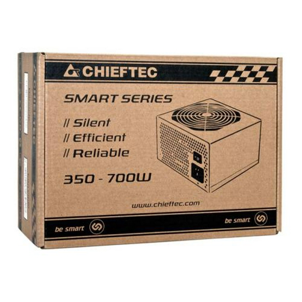 Блок живлення 400 Вт, Chieftec SMART, Black, Active PFC, 120 мм, 2xMolex / 3xSATA / 1x6+2-pin / 1x4+4-pin / 1x20+4-pin, захист AFC/OPP/OVP/SCP/SIP/UVP, ATX 12V 2.3 (GPS-400A8) - 5