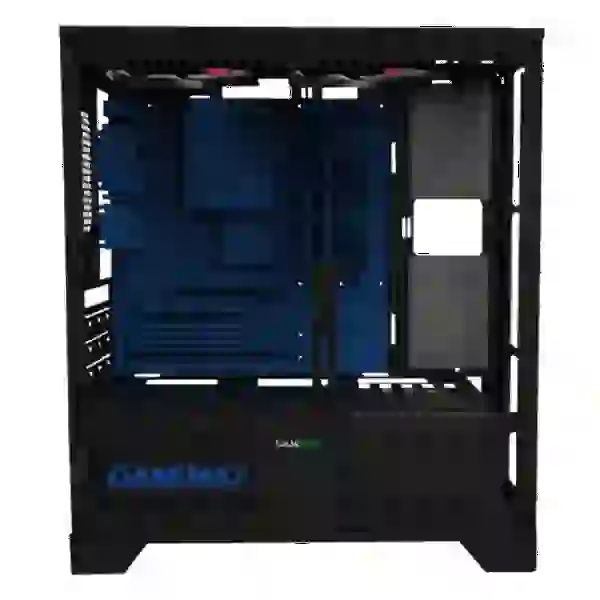 Корпус GameMax H602-BK Black, без БЖ, Mid Tower, Micro ATX / Mini ITX, 1хUSB 3.0, 2хUSB 2.0, 1x120 мм LED (H602-BK) - 6