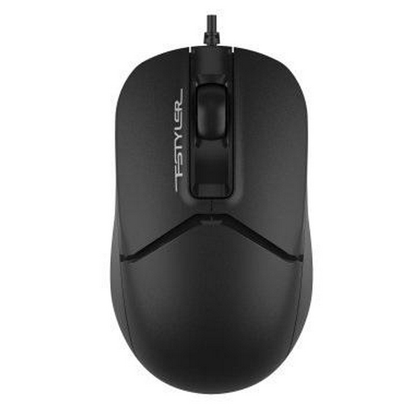 Миша A4Tech Fstyler FM12, Black, USB, оптична, 1000 dpi, 3 кнопки, 1.5 м