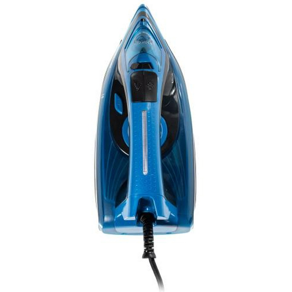 Праска Holmer HIC-2642, Black/Blue, 2600W, кераміка, паровий удар 140 г/хв, постійна подача пари 40 г/хв, ємність для води 420 мл, вертикальне відпарювання - 4