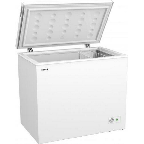 Морозильна скриня Edler ED-250A, White, корисний об'єм 242L, керування механічне, електронний контроль температури з механічним циферблатом, заморожування 11кг/24год, A+, 88.5x101x56.3см - 2