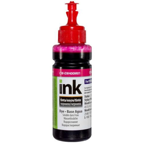 Чорнило ColorWay Epson S22, SX125/130/230, XP-33/103/203/303, T26, TX106/200, Magenta, 100 мл (CW-EW400M01)