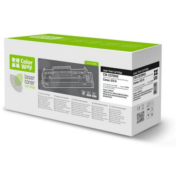 Картридж Canon 070H, Black, MF461/MF463/MF465, LBP243/LBP246, 10 200 стор, ColorWay (CW-C070MX)