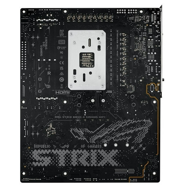 Материнська плата AM5 Asus ROG STRIX B850-E GAMING WIFI, B850, 4xDDR5, Int.Video (CPU), 4xSATA3, 5xM.2, 1xPCI-E 5.0 x16, 1xPCI-E 4.0 x16, ALC4080 + SV3H712, Realtek 5Gb, WiFi 7, Bluetooth 5.4, 10xUSB 3.2 / 8xUSB 2.0, HDMI/DP, ATX - 6