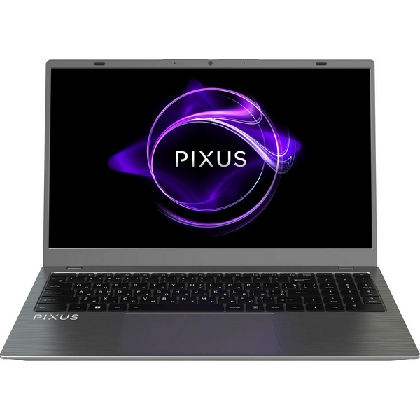 Ноутбук 15" Pixus Bit Grey 15.6", FullHD 1920x1080 IPS матовий, Intel Celeron N5095 2.9 ГГц, RAM 8Gb, SSD 256Gb, Intel HD Graphics, Windows 11 Pro