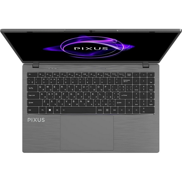 Ноутбук 15" Pixus Bit Grey 15.6", FullHD 1920x1080 IPS матовий, Intel Celeron N5095 2.9 ГГц, RAM 8Gb, SSD 256Gb, Intel HD Graphics, Windows 11 Pro - 4